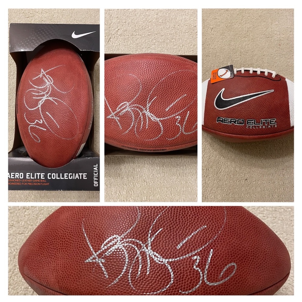 Pittsburgh Steelers Jerome “The Bus” Bettis Autographed Football
